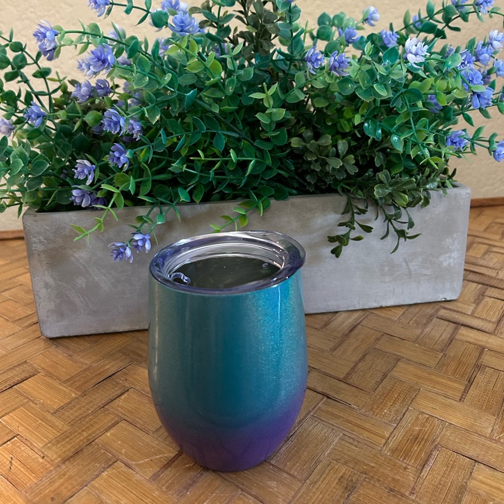 Stainless Steel Stemless Wine Tumbler 12 oz NWOT